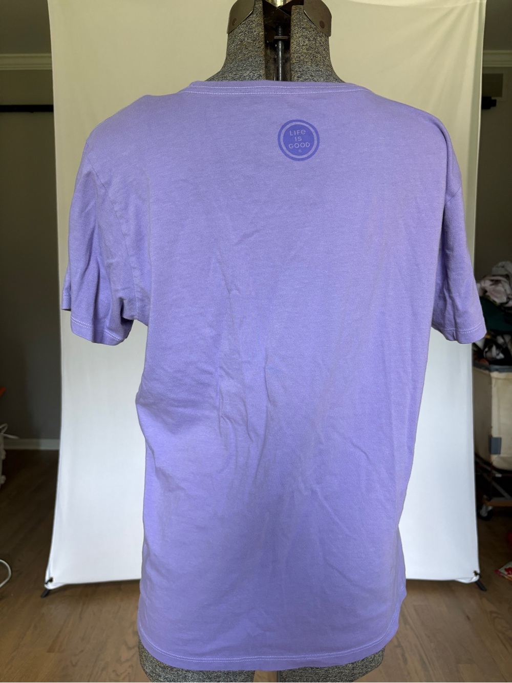 Life Is Good Lavender Paw Graphic Tee - Picture 2 of 3